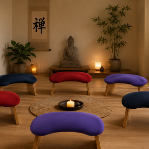 Banqueta de Meditación Tapizada