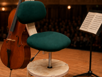 Silla Musical Ergonómica color Natural Pau Casals