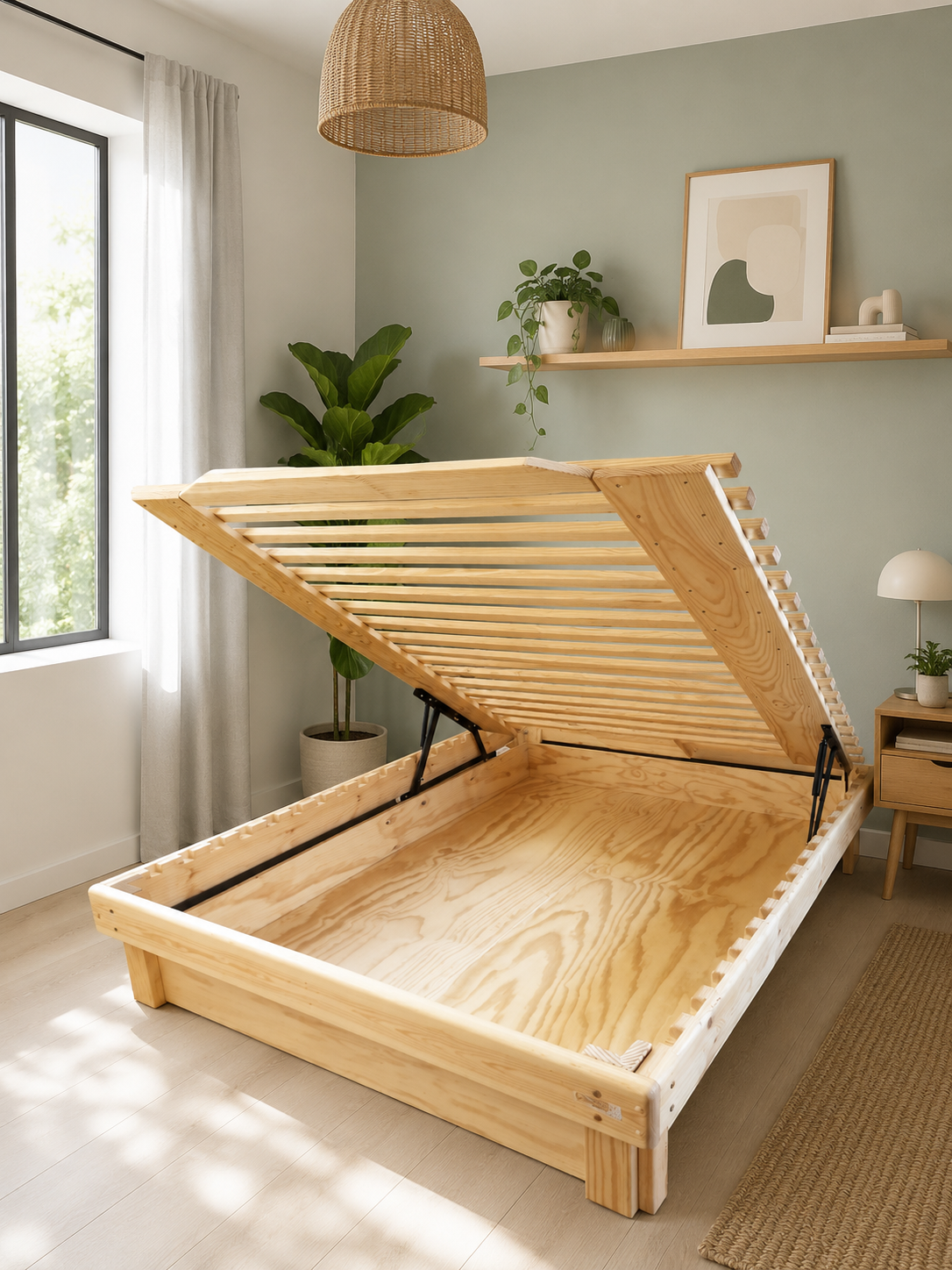 Cama Somier Arcón Canapé de 135 /140