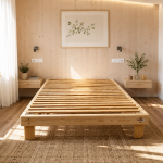 Cama somier en madera de pino