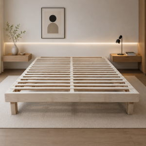 Cama somier de madera maciza de Haya